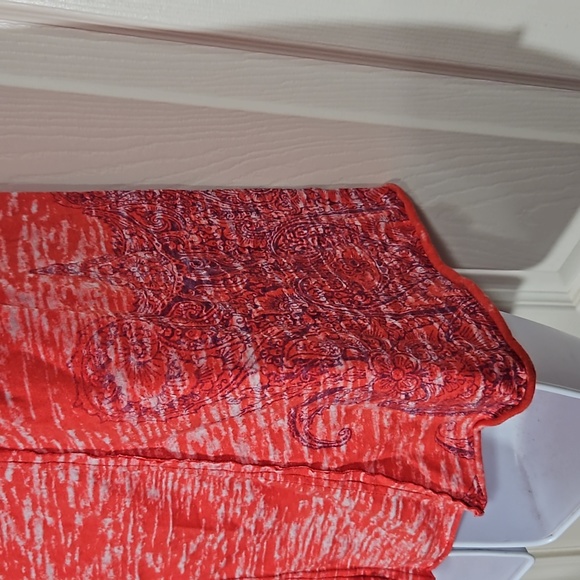 Free People pink & white Boho Tank top - Picture 6 of 9